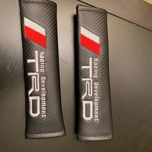 Toyota Racing Development car seatbelt cover